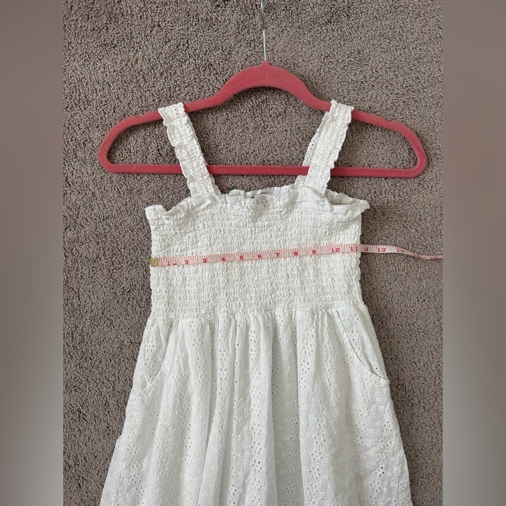 Black Tape White Eyelet Midi Dress, size S, New - Picture 6 of 8